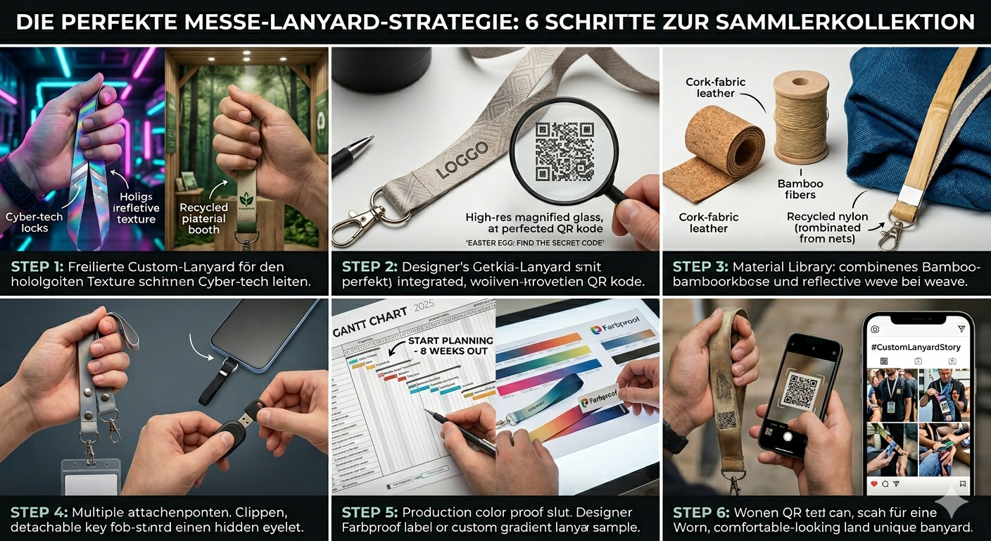 Messe-Schlager 2025: So designst du Custom-Lanyards, die im Gedächtnis bleiben